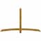 Ekena Millwork Bellingham Rough Sawn Timber Gable Bracket, Western Red Cedar, 84"W x 49"H x 4"D x 4"F, 14/12 Pitch GBW084X49X0404BEL00RWR - alternate 1